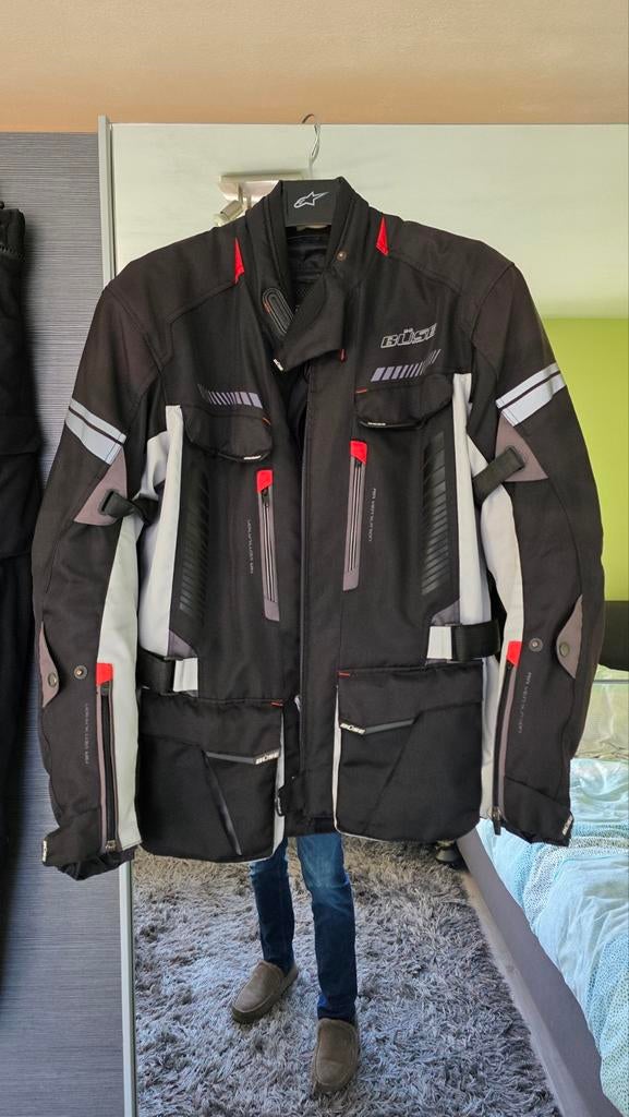 Complete set van Büse jas en broek en nog een paar handschoe, Motoren, Kleding | Motorkleding, Ophalen of Verzenden, Tweedehands