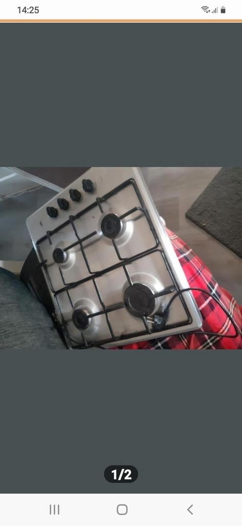 OK. gasfornuis met 4 pitten, Ophalen