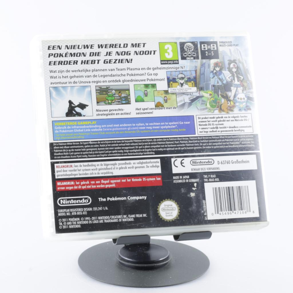 Nintendo DS Game: Pokemon White, Nintendo, Zo goed als nieuw, Support@nintendo.com, 11-1 Hokotate-cho, Kamitoba, Minami-ku
Kyoto 601-8501
Japan