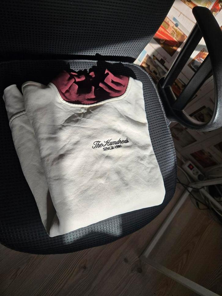 The Hundreds coltrui turtleneck longsleeve, Kleding | Heren, Truien en Vesten, Zo goed als nieuw, Maat 48/50 (M), Wit, Ophalen of Verzenden