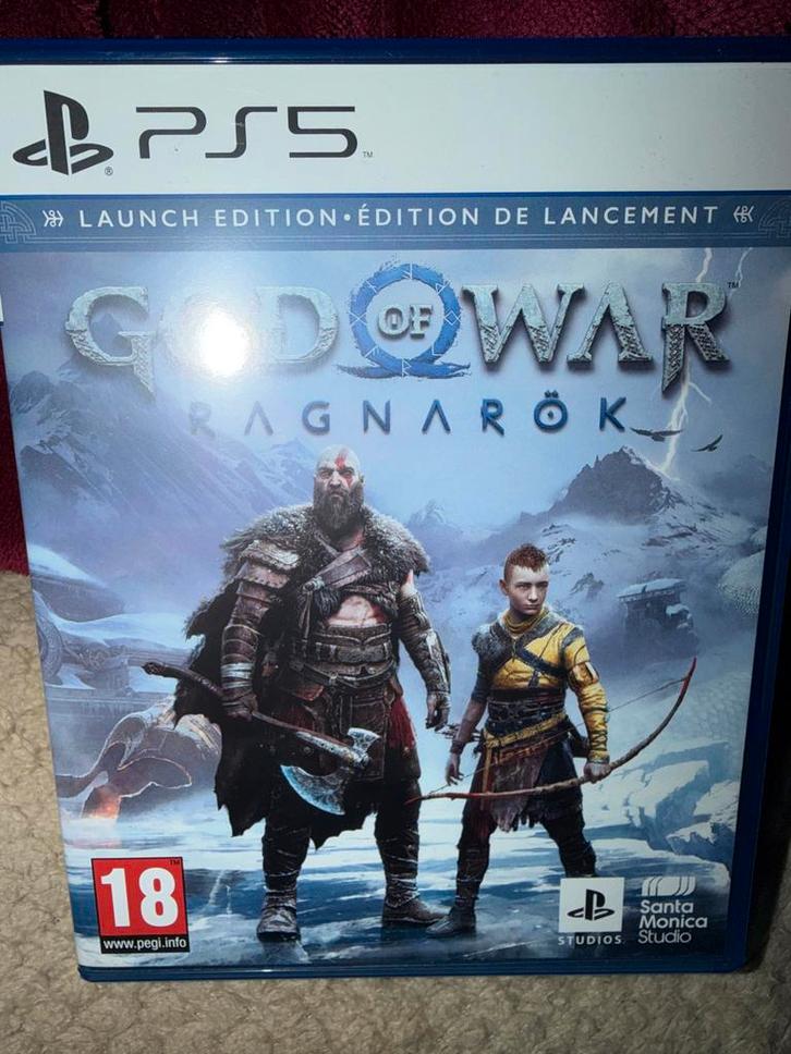 God of War Ragnarök PS5, Spelcomputers en Games, Games | Sony PlayStation 5, Zo goed als nieuw, Ophalen of Verzenden