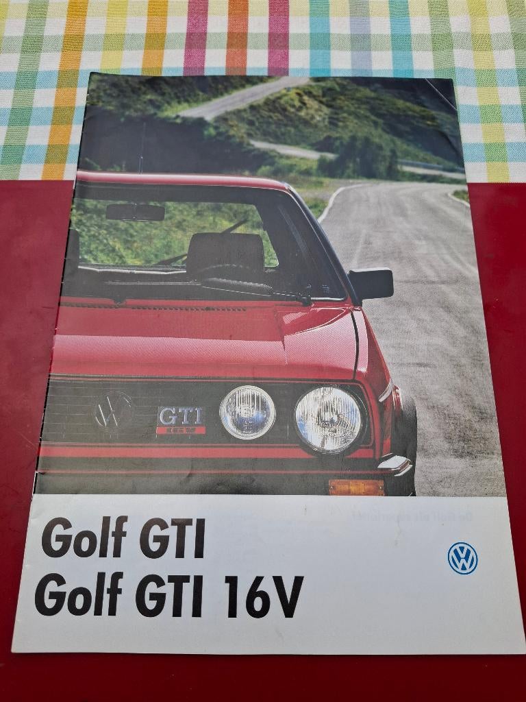 Volkswagen Golf II GTI 8V en 16V - NL folder 7/1986, Volkswagen, Verzenden, Zo goed als nieuw, Volkswagen