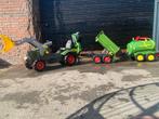 Complete Rolly Toys Fendt/John Deere set met accessoires, Ophalen, Zo goed als nieuw, Trapvoertuig