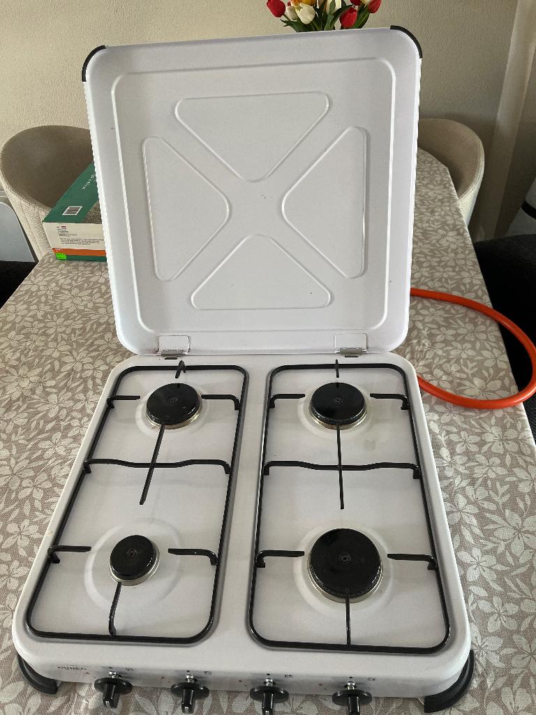 Kooktoestel camping 4 pits, Ophalen, Zo goed als nieuw