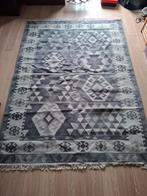 IKEA DVÄRGVETEN Vloerkleed - Grijs/Wit, 173x240 cm, Ophalen, Modern, Geometrisch, Scandinavisch, 150 tot 200 cm, 200 cm of meer