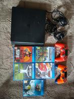 Computer plus spellen en Controllers, Spelcomputers en Games, Spelcomputers | Sony PlayStation 4, Ophalen, Met 2 controllers, Original