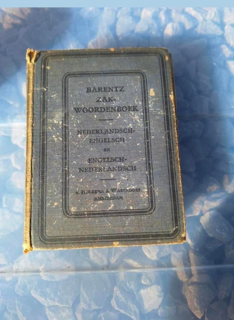 Oud Zakwoordenboek Nederlands-Engels Hollema & Warendorf, Boeken, Woordenboeken, Gelezen, Barentz, Ophalen of Verzenden, Overige uitgevers