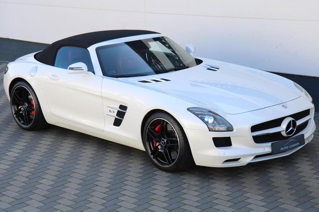 Mercedes-Benz SLS Roadster 6.3 AMG Ride Control DCT Topstaat, Auto's, Mercedes-Benz, Achterwielaandrijving, Gebruikt, Cabriolet