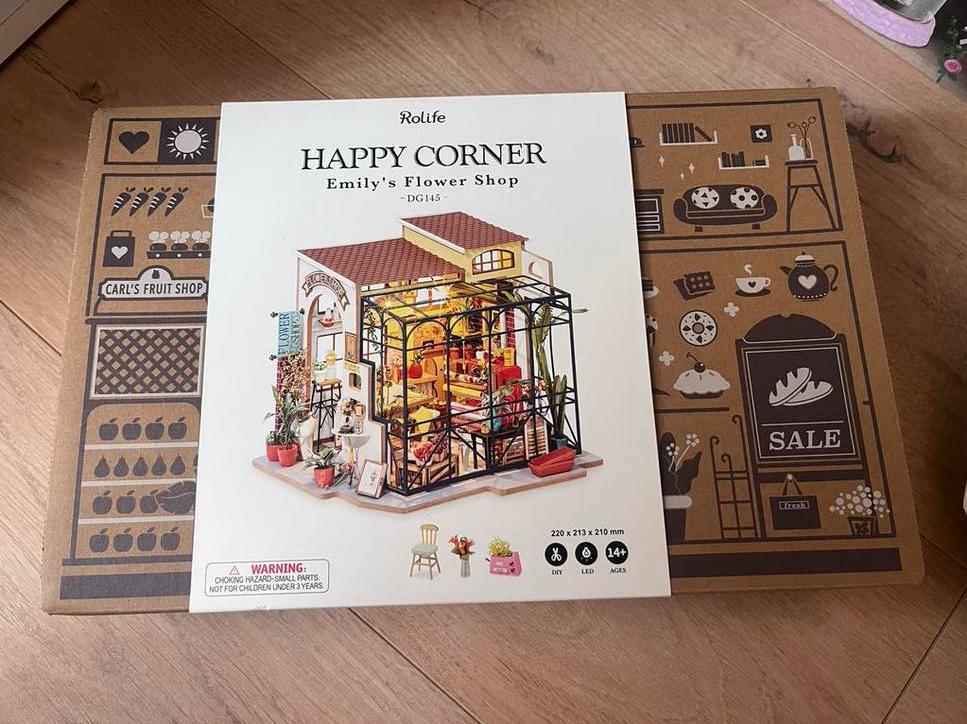 Happy Corner Emily's Flowershop Tiny House DIY, Gebouwen, Nieuw, Meerkleurig, Overige merken