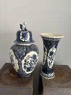 Delfts Blauw vazen set - Boch Royal Sphinx, Antiek en Kunst, Ophalen of Verzenden