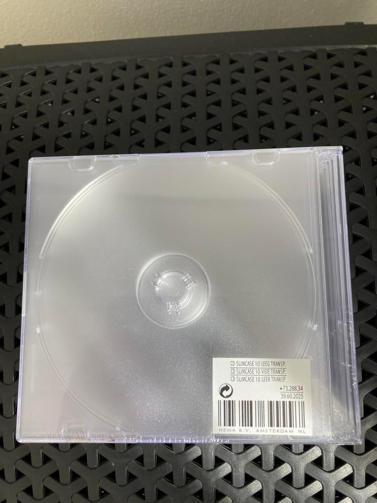 10 transparante cd/dvd hoesjes, Ophalen of Verzenden, Nieuw in verpakking