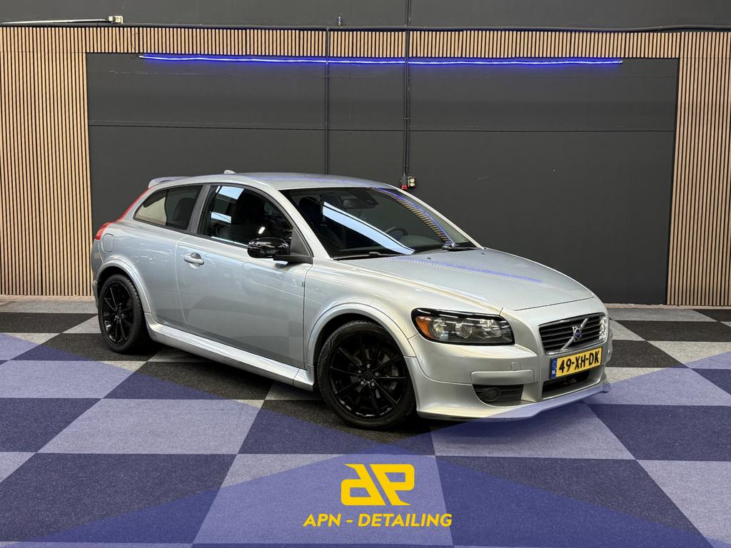 Volvo C30 2.0 145PK/2007/AC/APK/ZILVER/SPORT/COMFORT, Voorwielaandrijving, 4 cilinders, 4 stoelen, Leder en Stof