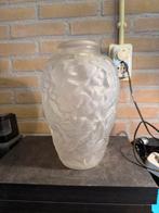 Art deco vaas Tsjecho-Slowakije Josef Inwald, Gebruikt, Overige kleuren, Ophalen of Verzenden, Glas