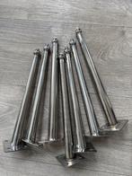 8 zilveren stoelpoten, Ophalen of Verzenden, Nieuw, Grijs