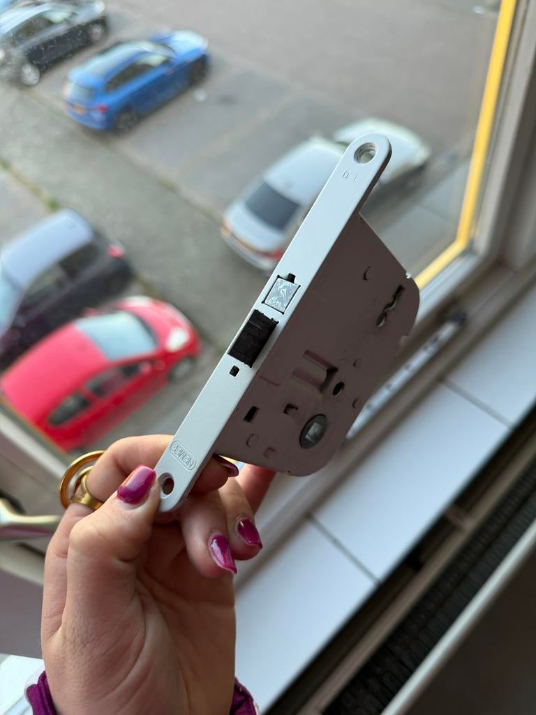 4x Binnenwerk Deurslot - Nieuwstaat, Ophalen of Verzenden, Zo goed als nieuw, Overige materialen, Slot