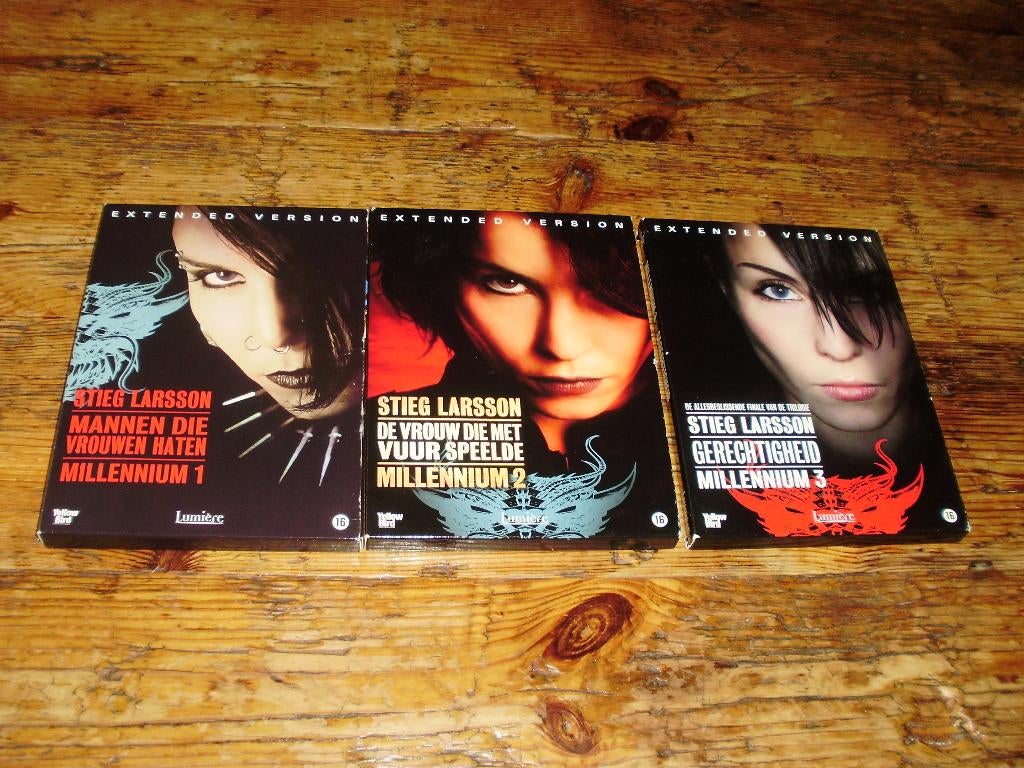 Millenium 1 2 en 3 / DVD / film / speelfilm Stieg Larsson, Ophalen of Verzenden, Gebruikt, Overige genres