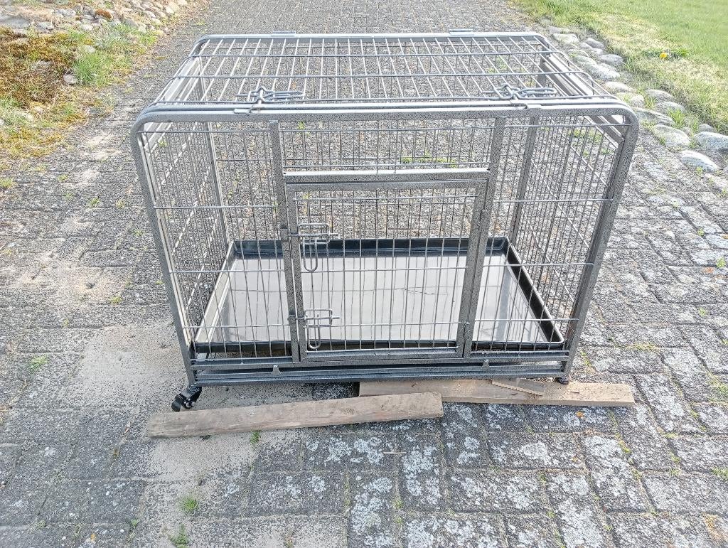 Metalen hondenbench, Ophalen, Gebruikt