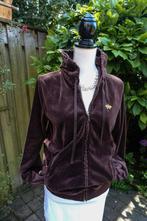 prachtige chocolade bruin velours vest van TCM mt 44-46, Bruin, Maat 42/44 (L), Ophalen of Verzenden, Zo goed als nieuw