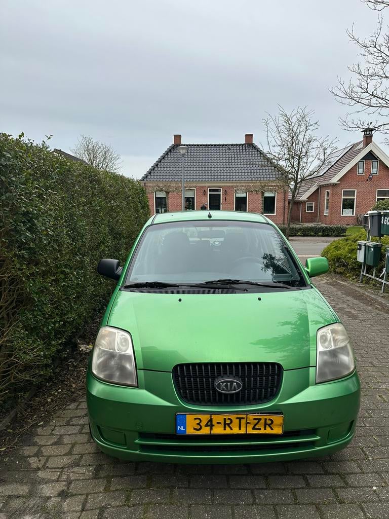 Kia Picanto 1.0 2005 Groen, Auto's, Voorwielaandrijving, 836 kg, 31 €/maand, 4 cilinders