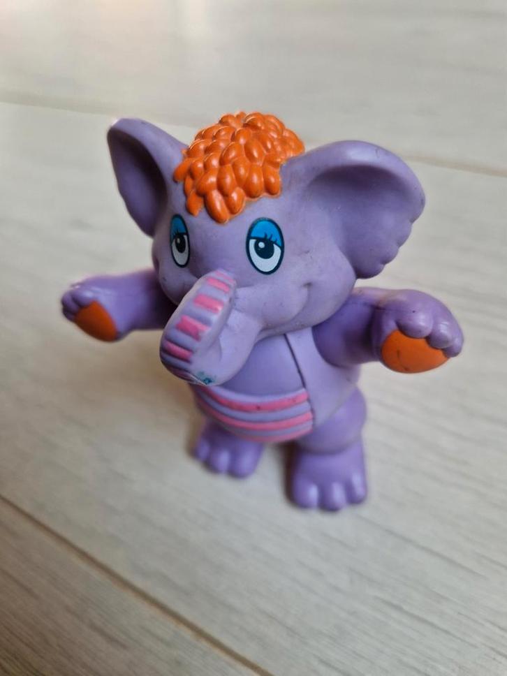 1985 the wuzzles eleroo olieroe de wuzzels actiefiguur pop, Verzamelen, Disney, Beeldje of Figuurtje, Overige figuren, Ophalen of Verzenden