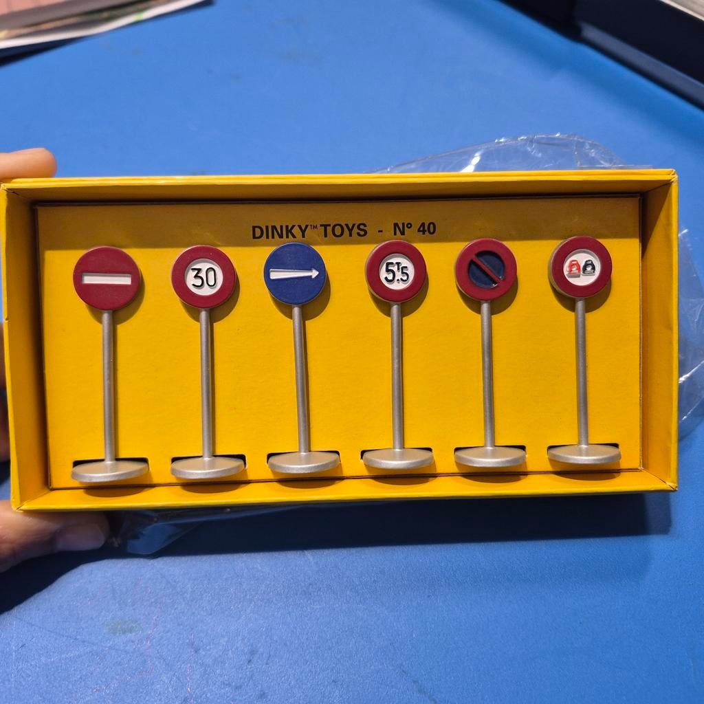 Dinky Toys Panneaux de Signalisation - Atlas, Ophalen of Verzenden, Miniatuur, Miniatuur, Miniatuur