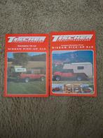 2x autofolder Nissan pick-up Tischer wohnkabine, Verzenden, Zo goed als nieuw, Nissan