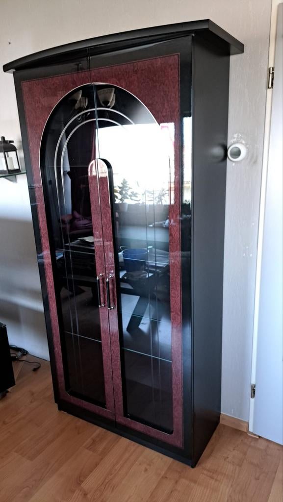 Art Deco Meubelset: Dressoir, Spiegel, Tafel & Kasten, Huis en Inrichting, Kasten | Vitrinekasten, Ophalen, Gebruikt, Met deur(en)