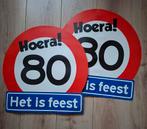 Hoera 80 Het is feest, Ophalen of Verzenden, Nieuw, Versiering, Verjaardag