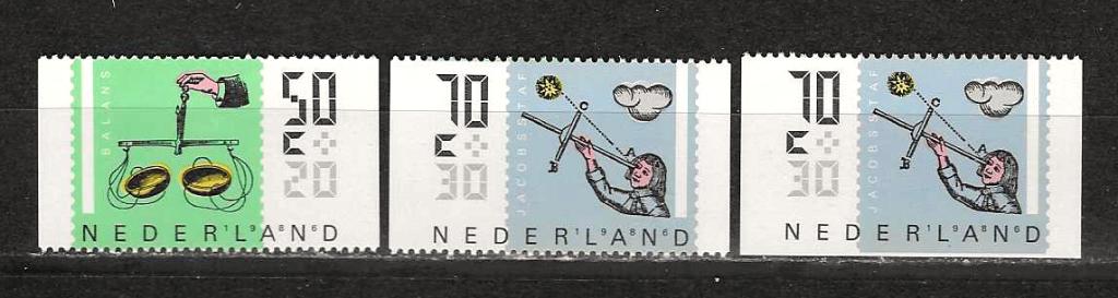 Nederland 1352 a,b,c postfris, Ophalen of Verzenden, Na 1940, Postfris