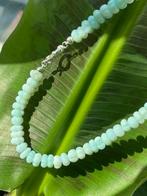 Natural Blue Opal Necklace – Handmade, Sieraden, Tassen en Uiterlijk, Kettingen, Ophalen of Verzenden, Nieuw, Blauw