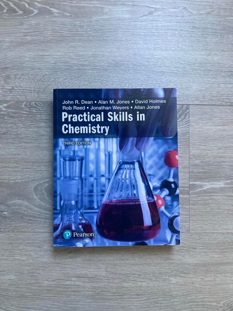 Practical Skills in Chemistry - Derde Editie, Boeken, Ophalen, Beta, Zo goed als nieuw, Niet van toepassing