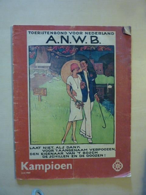 ANWB Kampioen - juni 1969, Verzenden, Zo goed als nieuw, Sport en Vrije tijd