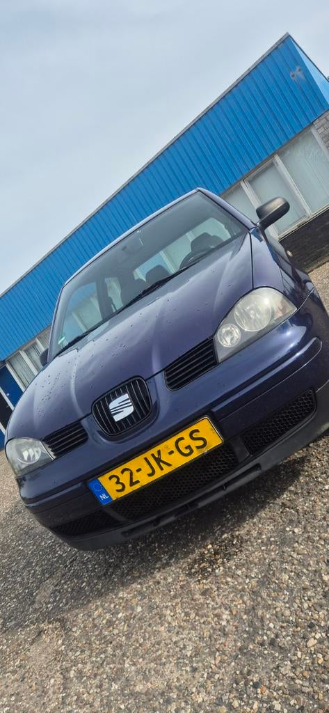 Seat Arosa 1.4 mpi 2002, Auto's, Seat, Particulier, Arosa, Airbags, Benzine, Blauw, Grijs, Stof, Voorwielaandrijving, Ophalen