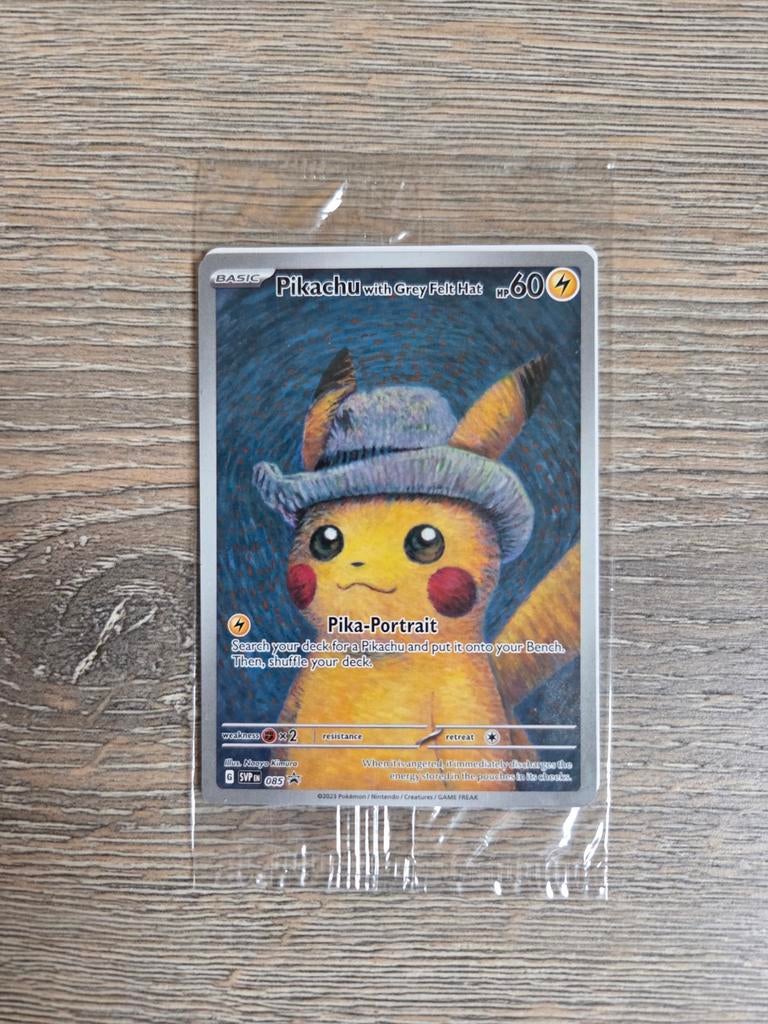 Pikachu Van Gogh Pokémon sealed Kaart, Hobby en Vrije tijd, Verzamelkaartspellen | Pokémon, Ophalen of Verzenden, Nieuw, Losse kaart