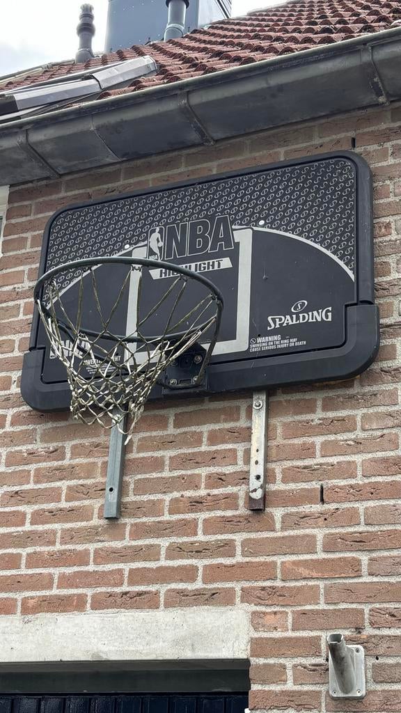 Basketbalring met bord / Spalding, Ophalen, Gebruikt, Ring, Bord of Paal