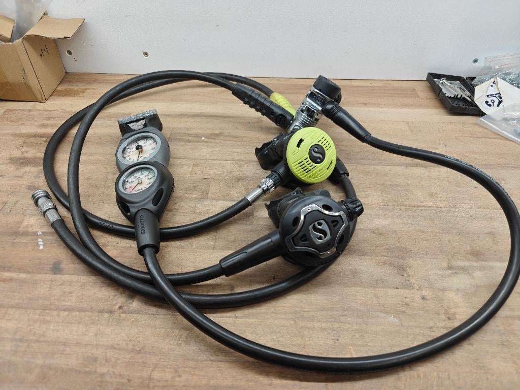 Scubapro MK25, S600. R280 & 3-delige console, Ophalen of Verzenden, Zo goed als nieuw, Overige typen