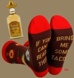TACO SOKKEN + MINI FLESJE TEQUILA, Ophalen of Verzenden, Nieuw