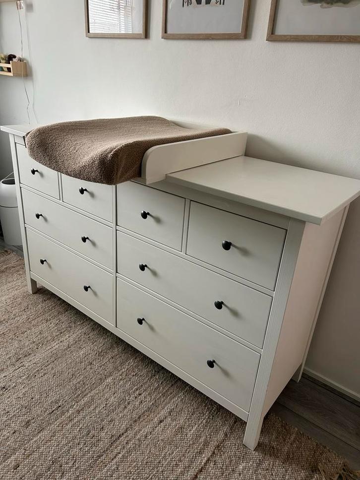 IKEA Hemnes kast/commode met op maat gemaakt bladvergroter, Kinderen en Baby's, Kinderkamer | Commodes en Kasten, Gebruikt, Commode