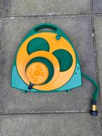 Tuinslang met haspel en sproeikop, Ophalen, Gebruikt, Tuinslanghaspel