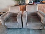 Gratis direct op te halen!!  2 grijze fauteuils!, Ophalen, Gebruikt, 75 tot 100 cm, 50 tot 75 cm