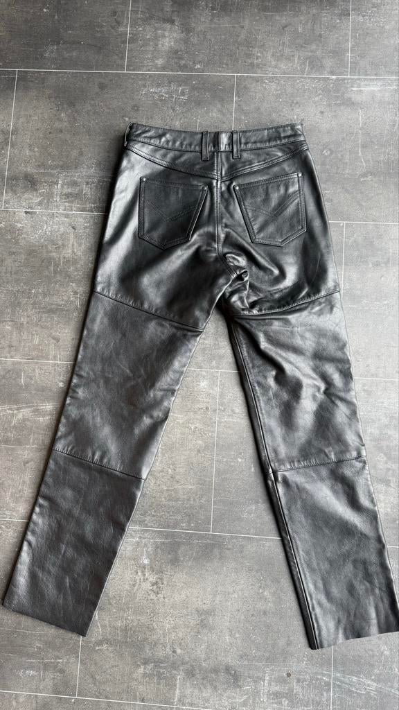Revenger Leren Broek Maat 48 (M) MQP (motor)., Kleding | Heren, Broeken en Pantalons, Ophalen, Zo goed als nieuw, Maat 48/50 (M)