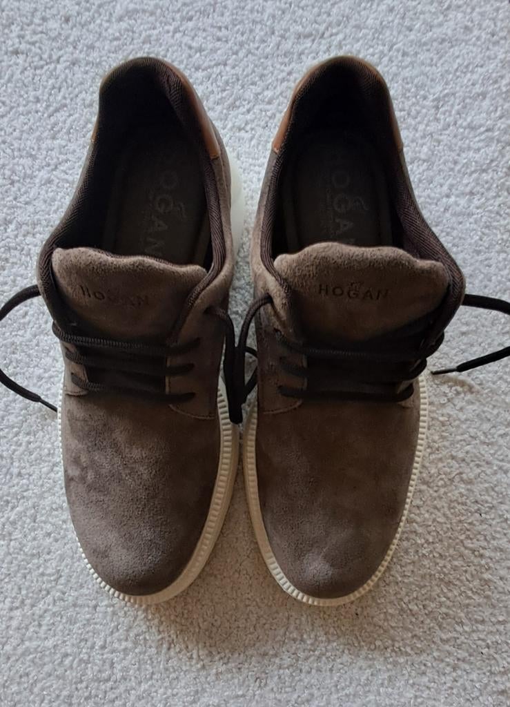 Hogan schoenen - Bruine suède sneakers, Kleding | Heren, Schoenen, Bruin, Verzenden, Hogan, Nieuw