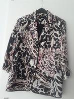 Zuiden blazer jasje 46 zwart met room Elena Miro, Ophalen of Verzenden, Zo goed als nieuw, Maat 46/48 (XL) of groter, Zwart