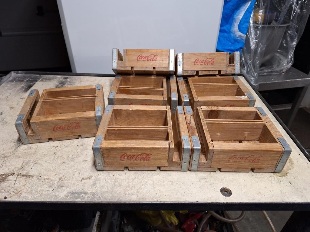 Peper en zout en kaarthouder van Coca-Cola  op tafel, Minder dan 50 cm, Ophalen of Verzenden, Minder dan 40 cm, Minder dan 35 cm