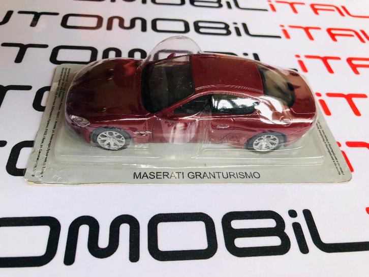 Maserati Granturismo Bordeaux rood schaal 1:43, Hobby en Vrije tijd, Modelauto's | 1:43, Nieuw, Auto, Overige merken, Ophalen of Verzenden