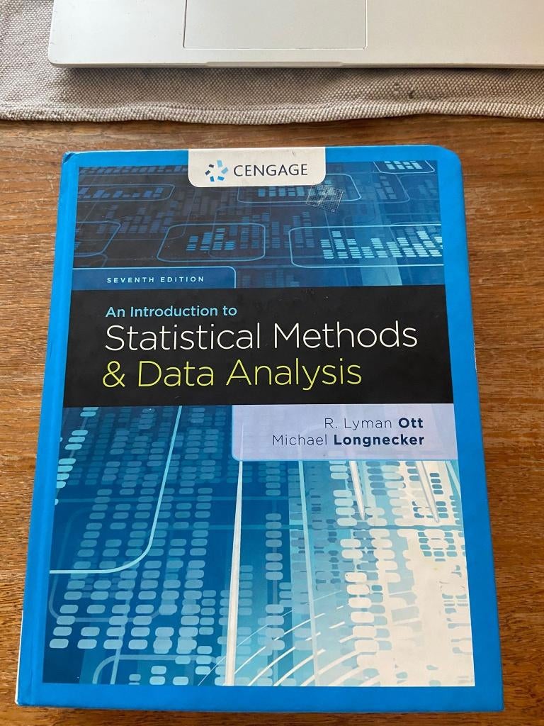 An Introduction to Statistical Methods & Data Analysis (7th), Boeken, Studieboeken en Cursussen, Ophalen of Verzenden, Beta, WO