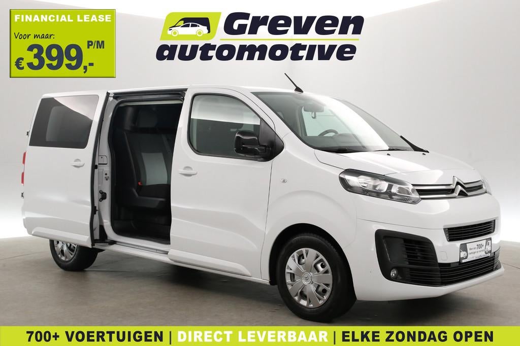 Citroën Jumpy 2.0 BlueHDI 145PK L3H1 | DC | 6 Zits | Airco, Auto's, Bestelauto's, Voorwielaandrijving, 145 pk, Stof, Gebruikt