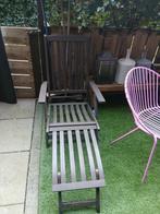 Teak Deckchair, Tuin en Terras, Ophalen, Teakhout