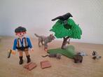 Playmobil boswachter met wolf, egel, ratten, muizen, wasbeer, Ophalen of Verzenden, Zo goed als nieuw, Complete set