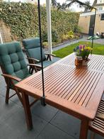 Teakhouten tuinset, Ophalen, 5 zitplaatsen, Teakhout, Zo goed als nieuw
